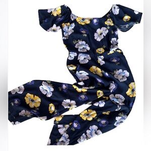 Ann Taylor LOFT Outlet floral jumpsuit Size Small